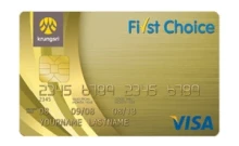 บัตรกรุงศรี เฟิร์สช้อยส์ วีซ่า โกลด์ (Krungsri First Choice Visa Gold Card)