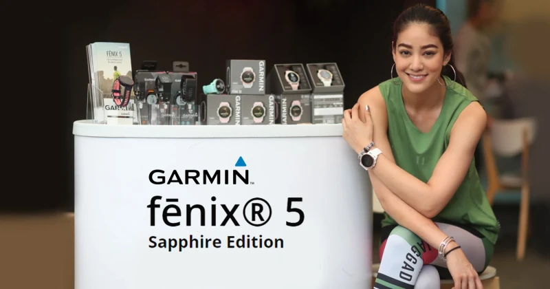 GARMIN เปิดตัว fenix 5S Sapphire สีพาสเทล เอาใจสาวแฟชั่นผู้รักสุขภาพ