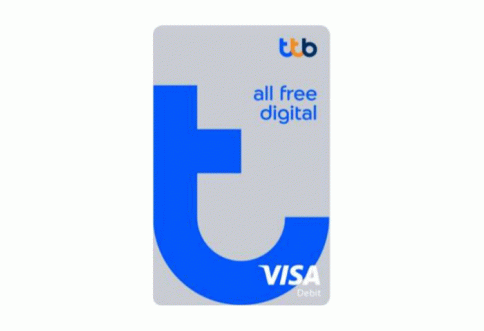บัตรเดบิต ทีทีบี ออลล์ฟรี ดิจิทัล (ttb All Free Debit Card)-ธนาคารทหารไทยธนชาต (TTB)