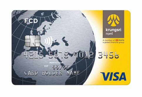 บัตรกรุงศรี เดบิต FCD (Krungsri Debit Card FCD)-ธนาคารกรุงศรี (BAY)