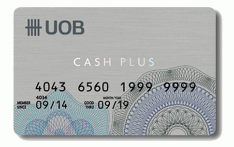 บัตรกดเงินสดยูโอบี แคชพลัส (UOB Cash Plus)-ธนาคารยูโอบี (UOB)