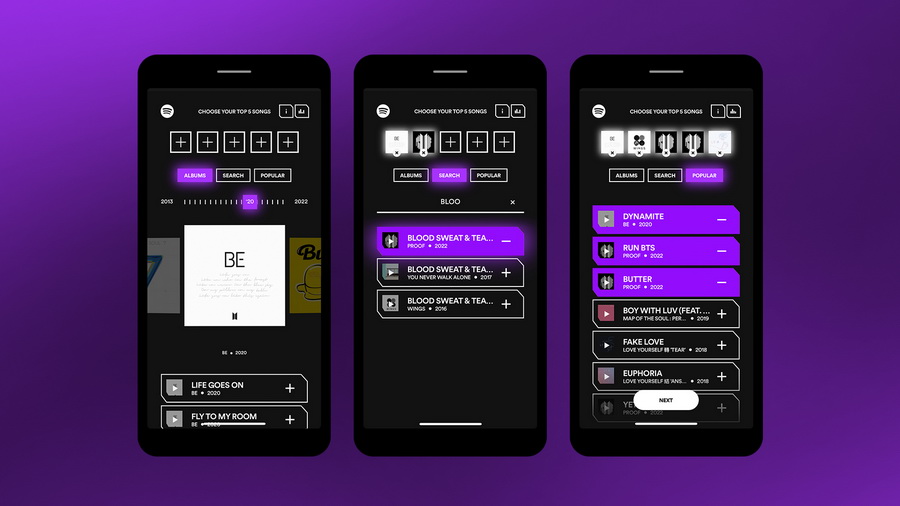 Spotify เปิดตัวฟีเจอร์ “My Top 5: Bts Songs” ชวนแฟน ๆ แชร์เพลงโปรด Bts  ฉลองครบรอบ 10 ปี | เช็คราคา.คอม