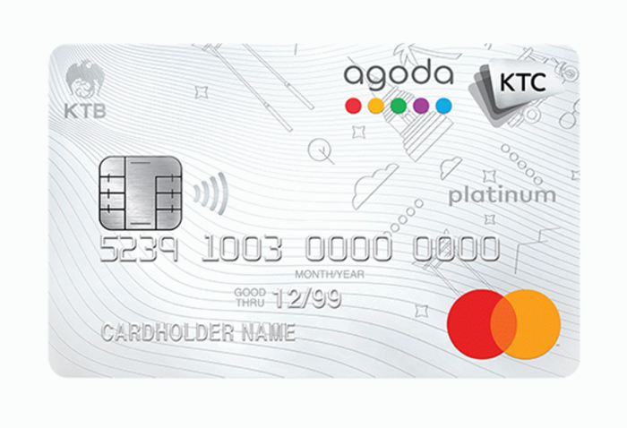 บัตรเครดิต Ktc - Agoda Platinum Mastercard-บัตรกรุงไทย (Ktc) | เช็คราคา.คอม